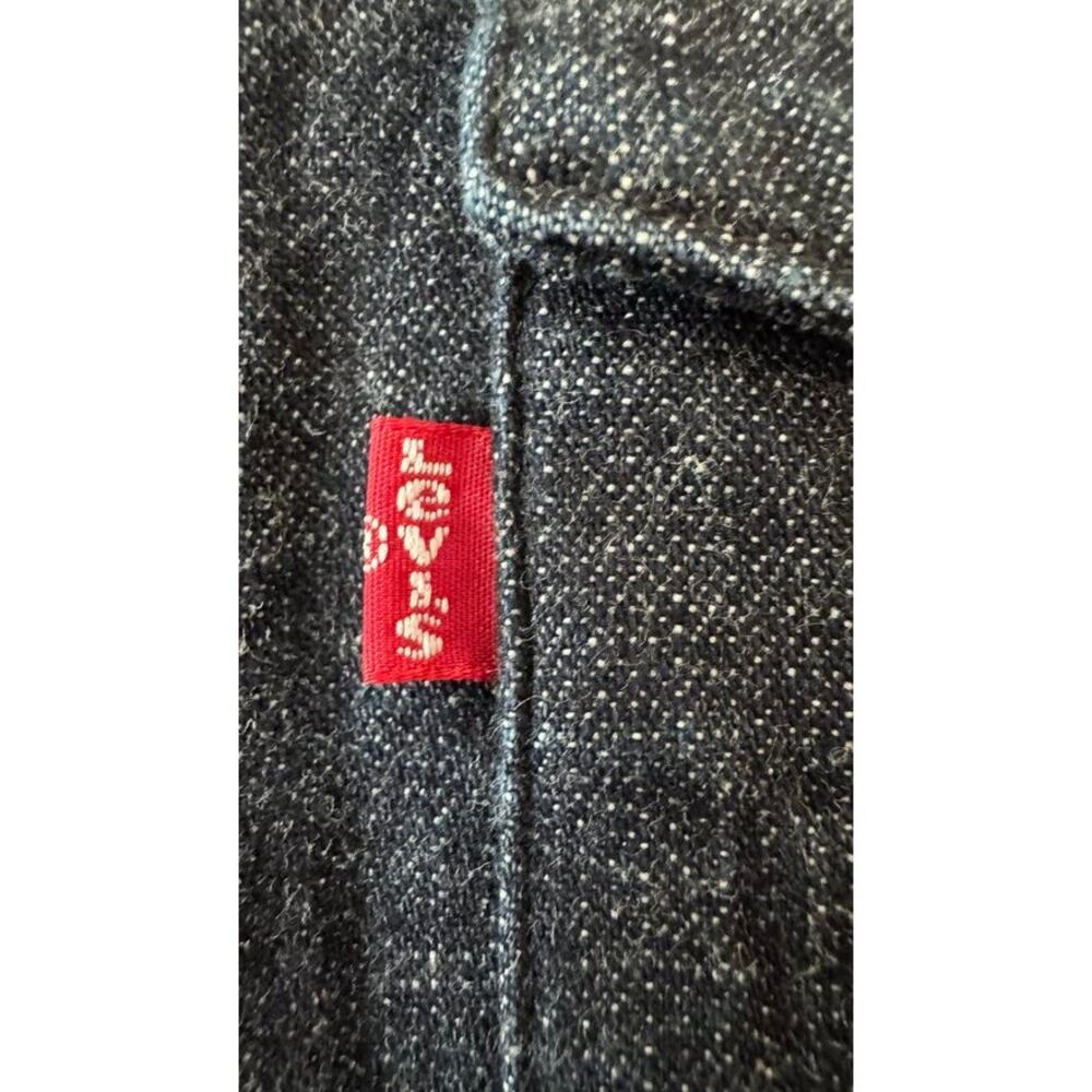 Levi’s Men’s Small Western Denim Shirt Dark Blue - Pearl Snap 65816-0005 - Picture 9 of 14